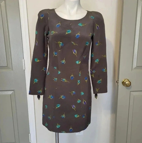 Rebecca Taylor Silk Tulip Fully Lined Dress(4) - Picture 1 of 11